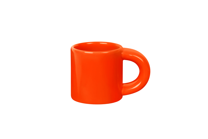 Bronto φλιτζάνι εσπρέσο 10 cl 4 τεμάχια, Orange Hem