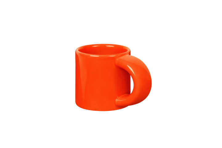Bronto φλιτζάνι εσπρέσο 10 cl 4 τεμάχια, Orange Hem