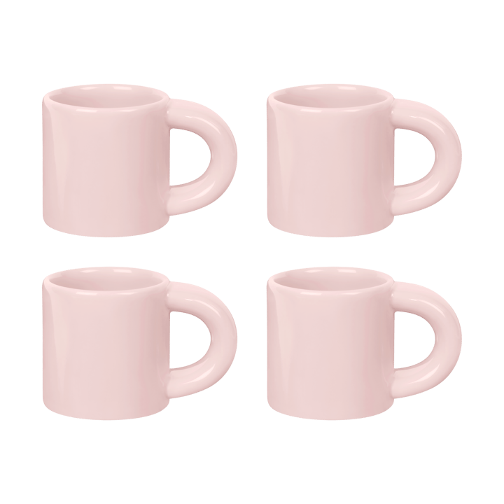 Bronto φλιτζάνι εσπρέσο 10 cl 4 τεμάχια - Pink - Hem