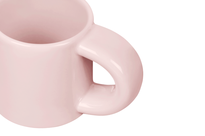 Bronto φλιτζάνι εσπρέσο 10 cl 4 τεμάχια, Pink Hem
