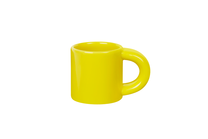 Bronto φλιτζάνι εσπρέσο 10 cl 4 τεμάχια, Yellow Hem