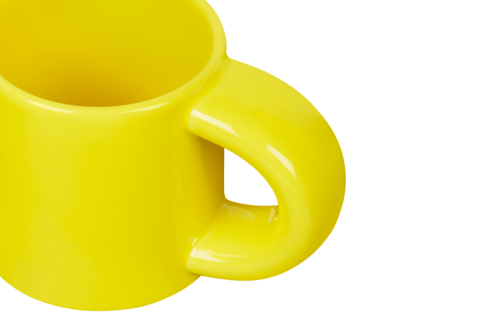 Bronto φλιτζάνι εσπρέσο 10 cl 4 τεμάχια, Yellow Hem