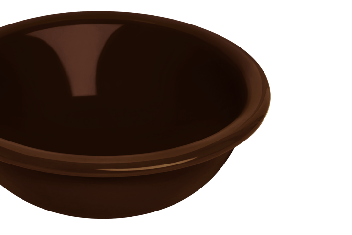 Bronto μπολ Ø17 cm 2 τεμάχια, Brown Hem