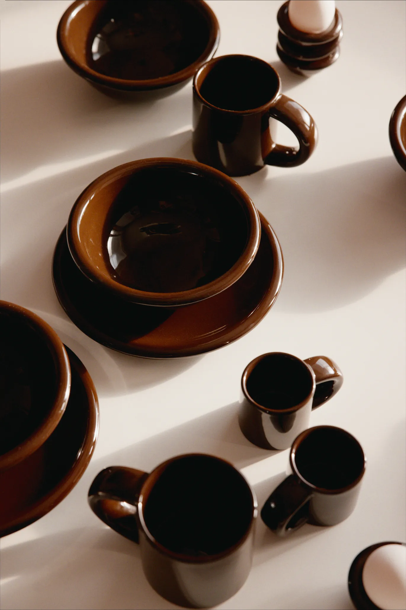 Bronto μπολ Ø17 cm 2 τεμάχια, Brown Hem