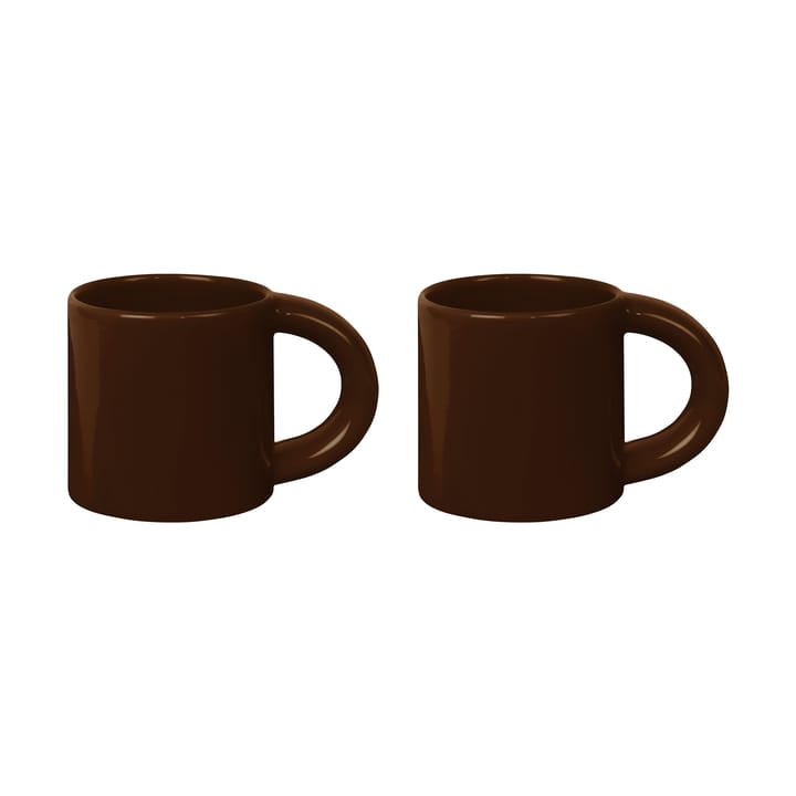 Bronto κούπα 30 cl 2 τεμάχια - Brown - Hem