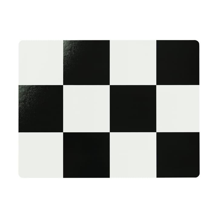 Check σουπλά 30x40 cm 2 τεμάχια - Cream-black - Hem