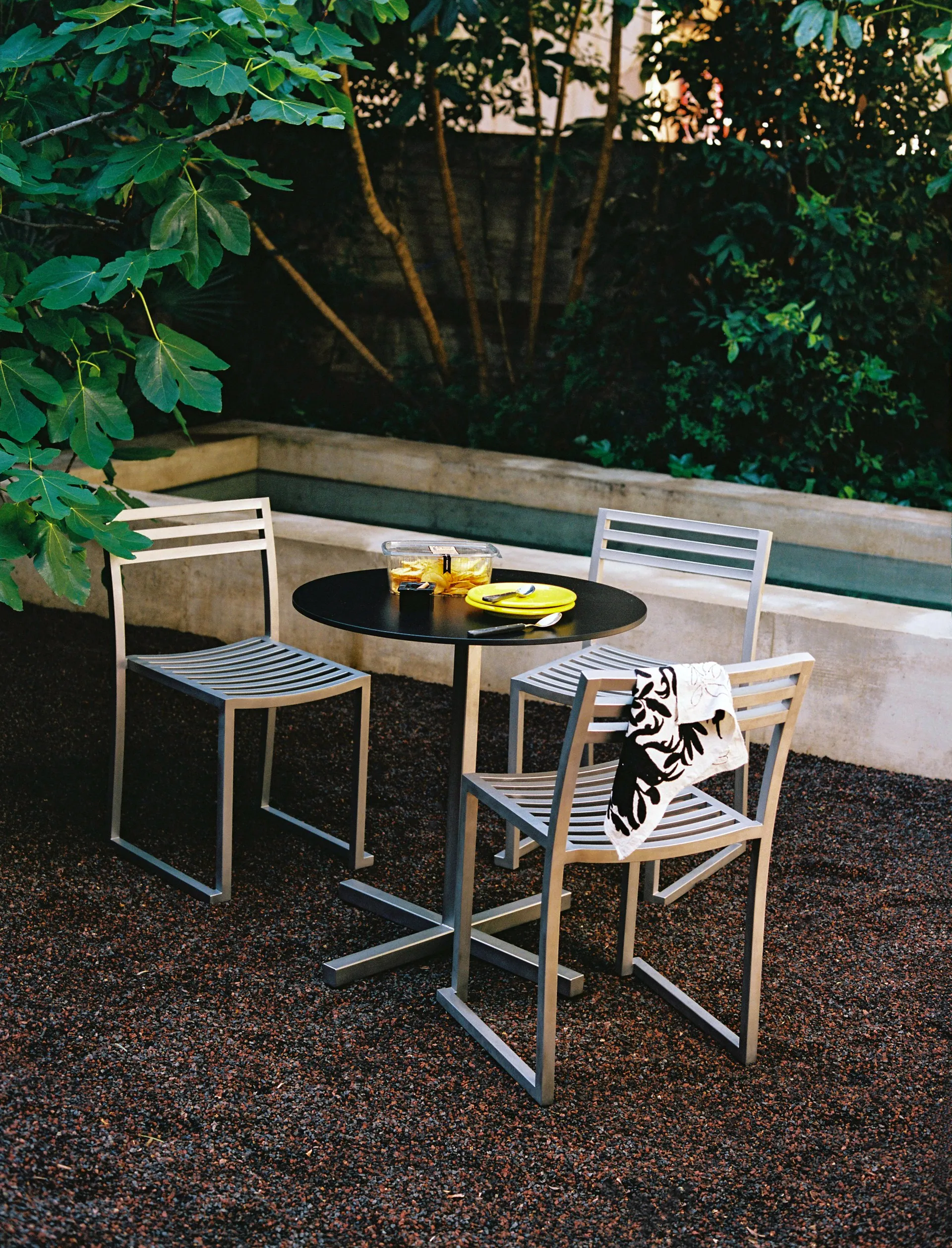 Chop καρέκλα 2 τεμάχια, Stainless steel Hem