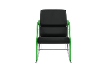 Experiment 501 lounge πολυθρόνα - Green-black leather - Hem