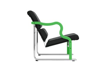 Experiment 501 lounge πολυθρόνα - Green-black leather - Hem