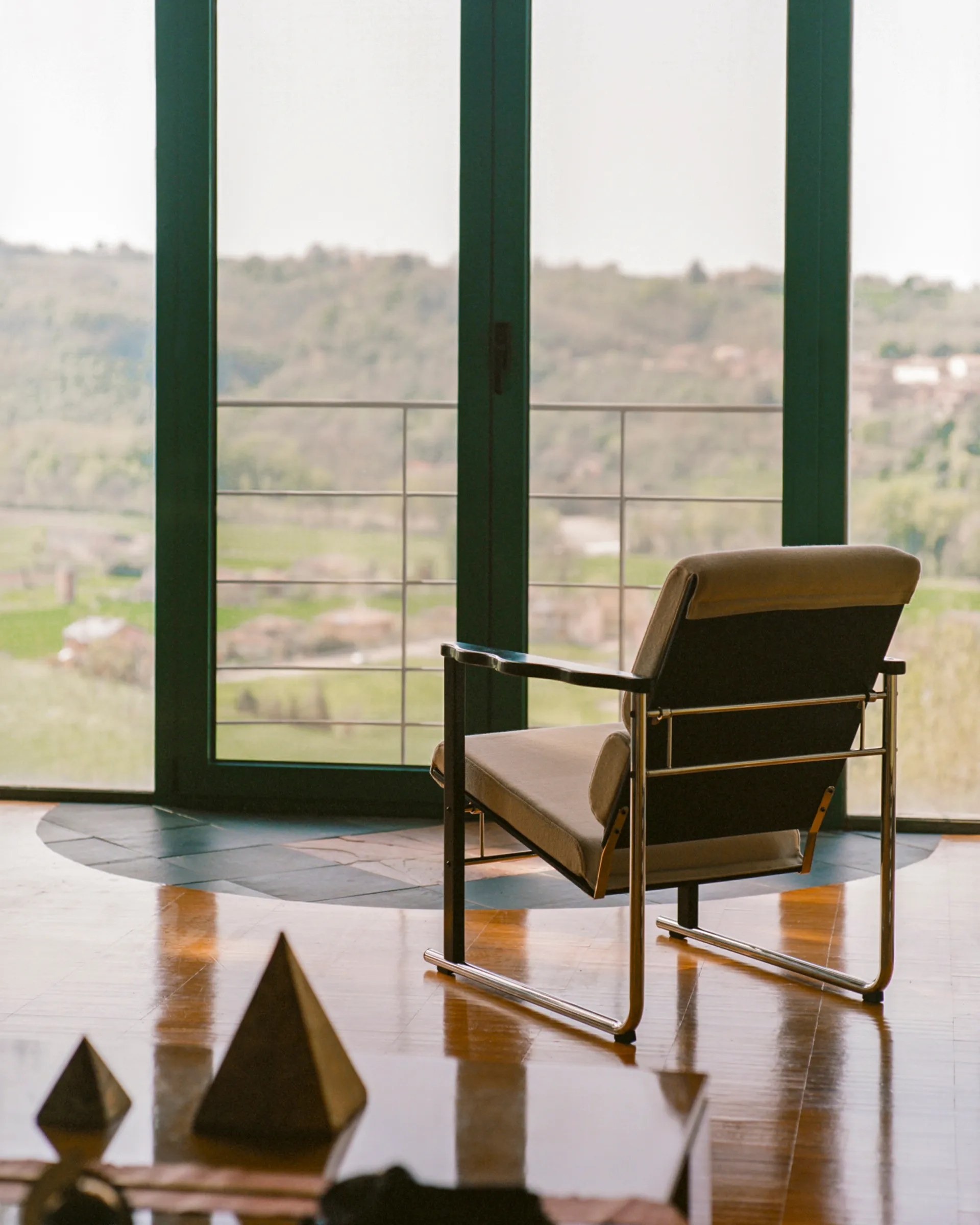 Experiment 501 lounge πολυθρόνα, Green-ultramarine Hem