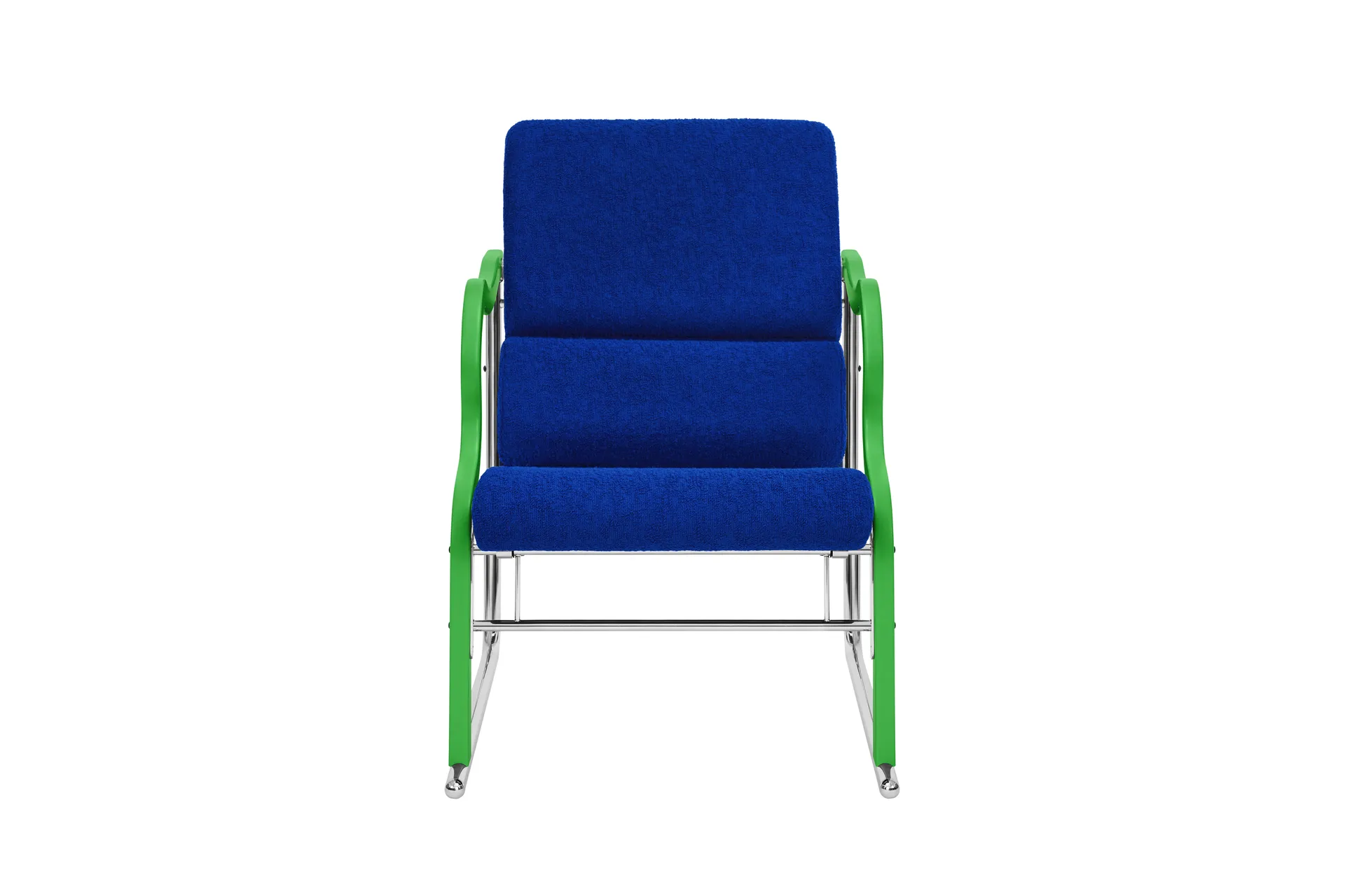 Experiment 501 lounge πολυθρόνα, Green-ultramarine Hem
