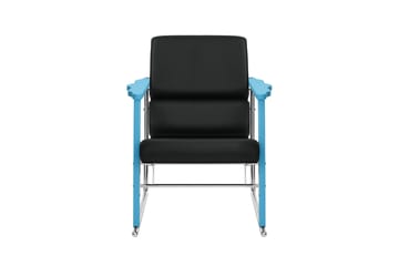 Experiment 502 lounge πολυθρόνα - Blue-black leather - Hem