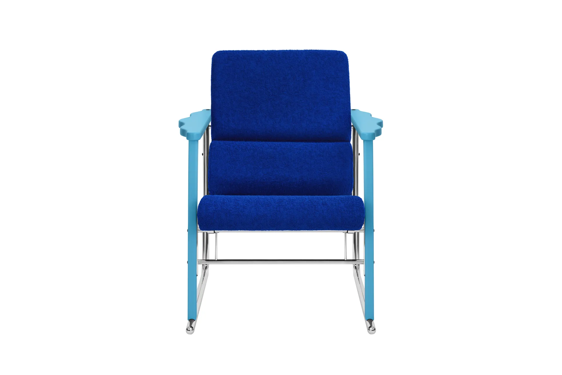 Experiment 502 lounge πολυθρόνα, Blue-ultramarine Hem