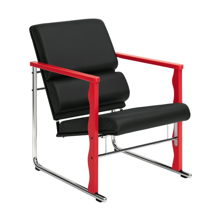 Experiment 503 lounge πολυθρόνα - Red-black leather - Hem
