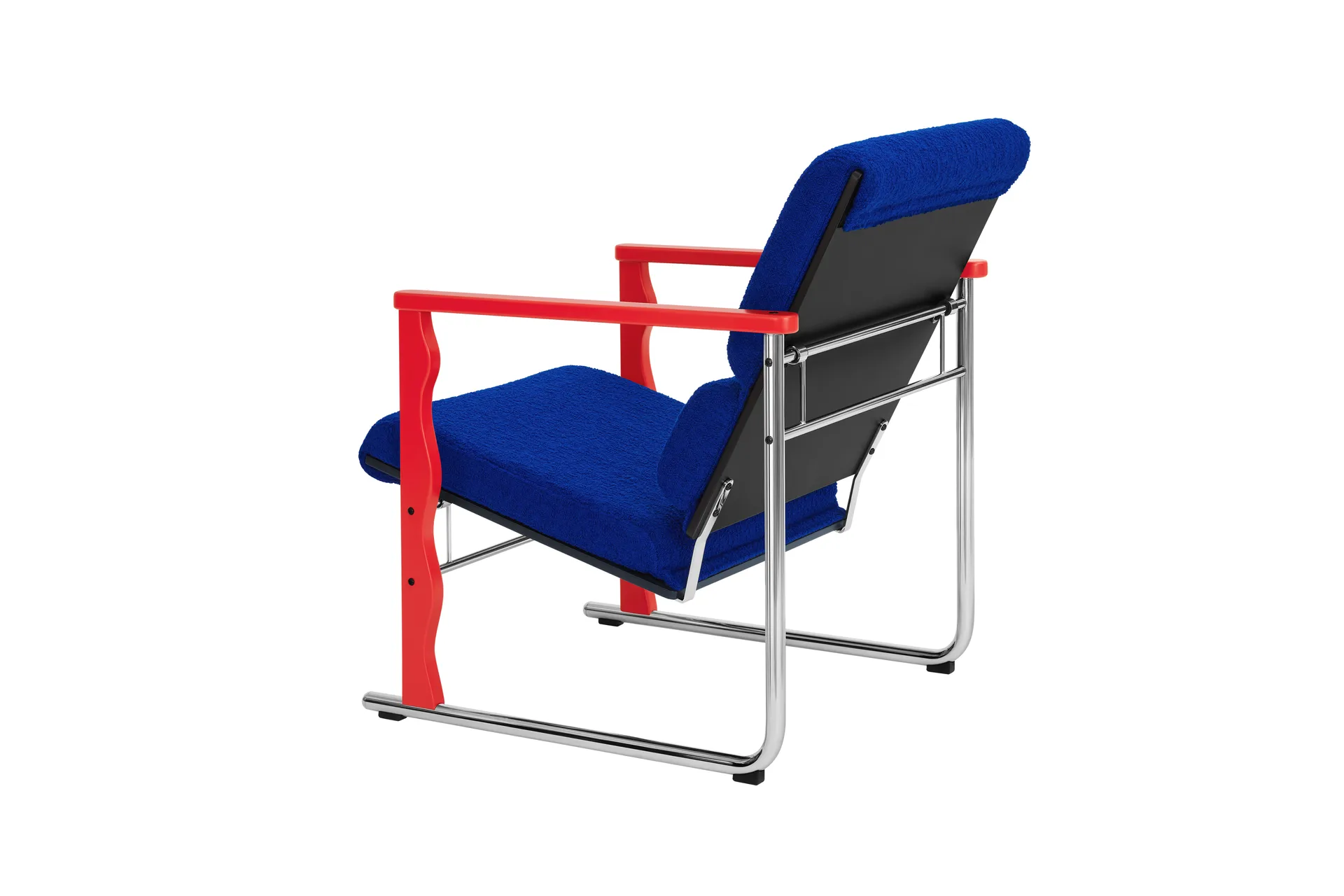 Experiment 503 lounge πολυθρόνα, Red-ultramarine Hem