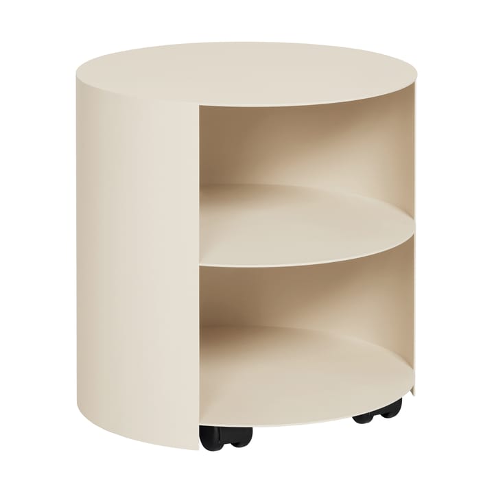 Hide τραπεζάκι Ø38x41 cm - Light ivory textured - Hem