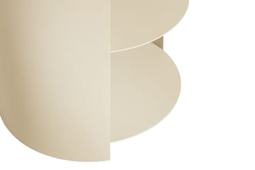 Hide τραπεζάκι Ø38x41 cm - Light ivory textured - Hem