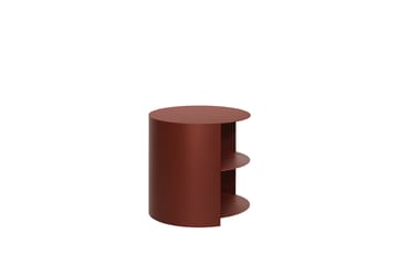 Hide τραπεζάκι Ø38x41 cm - Red brown textured - Hem