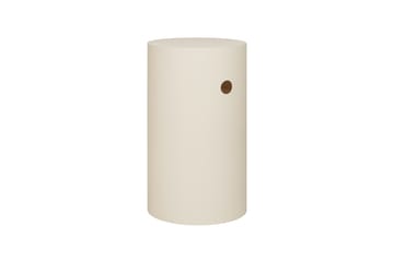 Hide βάθρο Ø38x68 cm - Light ivory textured - Hem