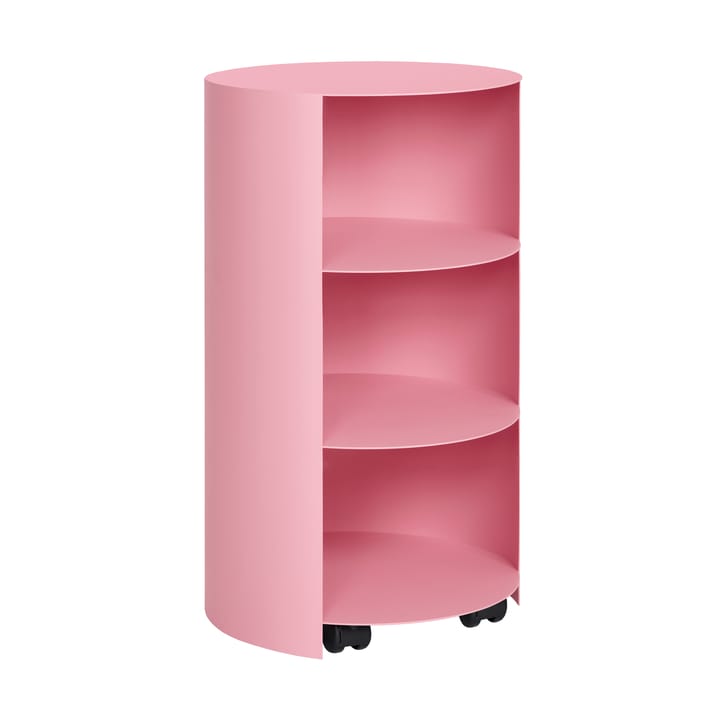 Hide βάθρο Ø38x68 cm - Light pink textured - Hem