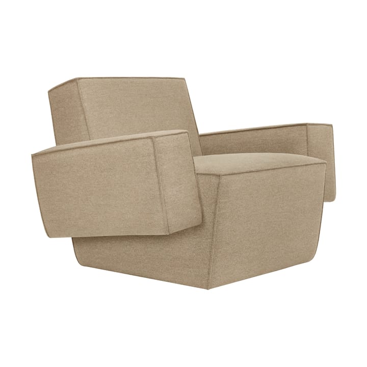Hunk lounge πολυθρόνα με μπράτσα - Beige - Hem