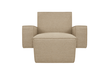 Hunk lounge πολυθρόνα με μπράτσα - Beige - Hem
