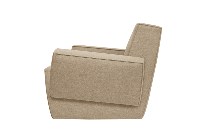 Hunk lounge πολυθρόνα με μπράτσα, Beige Hem