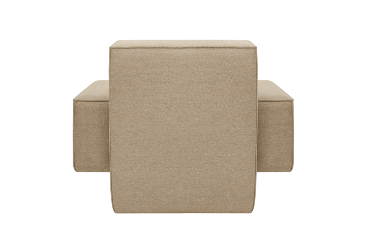 Hunk lounge πολυθρόνα με μπράτσα, Beige Hem