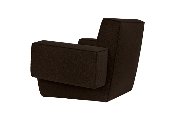 Hunk lounge πολυθρόνα με μπράτσα, Chocolate Hem