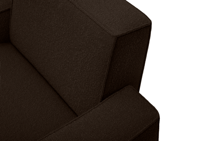Hunk lounge πολυθρόνα με μπράτσα, Chocolate Hem