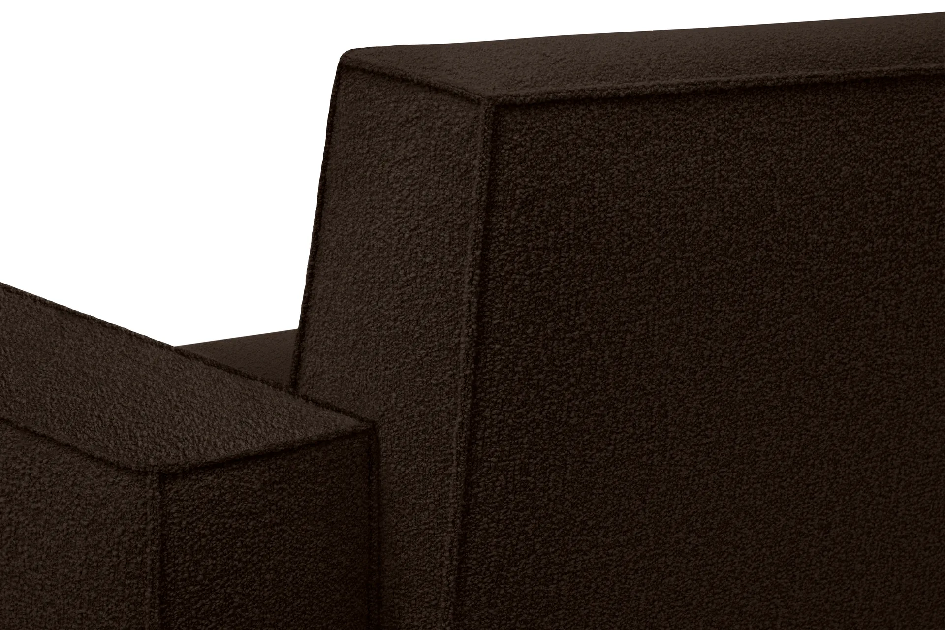 Hunk lounge πολυθρόνα με μπράτσα, Chocolate Hem