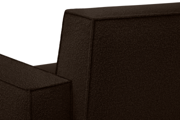 Hunk lounge πολυθρόνα με μπράτσα - Chocolate - Hem