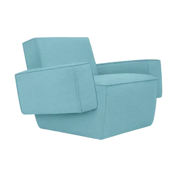 Hunk lounge πολυθρόνα με μπράτσα - Icicle - Hem