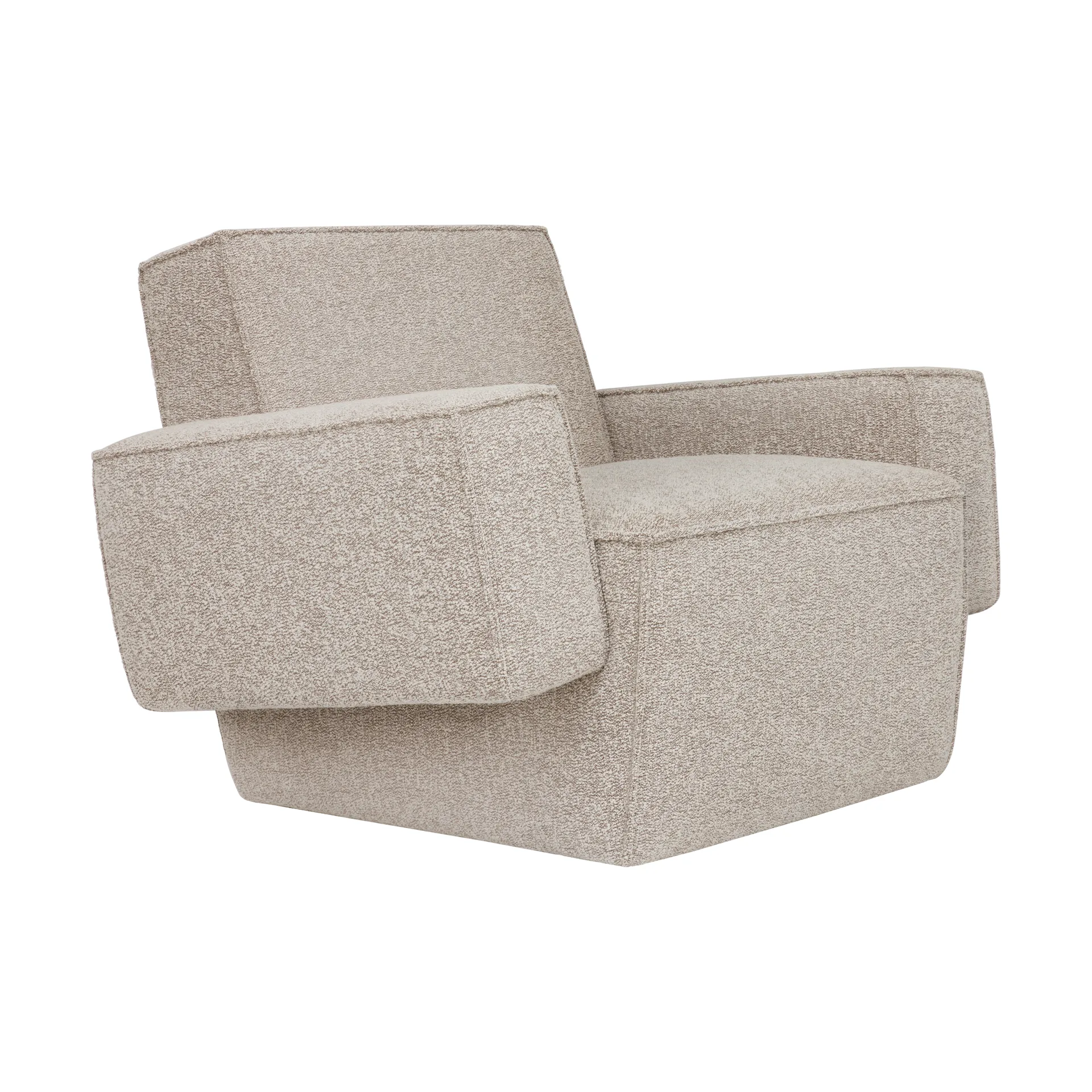 Hunk lounge πολυθρόνα με μπράτσα, Swan Hem