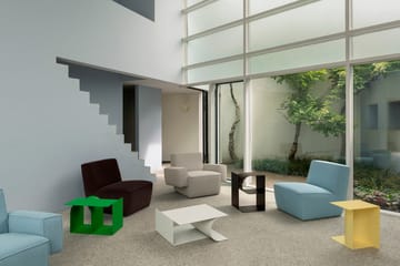 Hunk lounge πολυθρόνα με μπράτσα - Swan - Hem