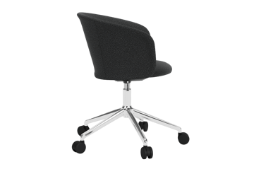 Kendo Swivel καρέκλα γραφείου με 5 ροδάκια - Graphite-polished aluminium - Hem