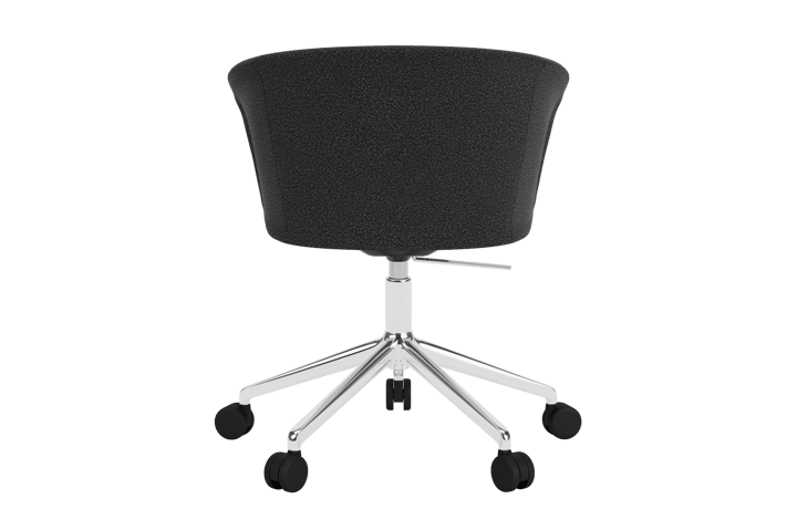 Kendo Swivel καρέκλα γραφείου με 5 ροδάκια, Graphite-polished aluminium Hem