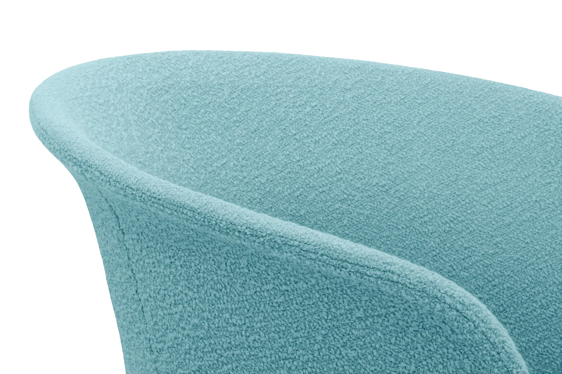 Kendo Swivel καρέκλα γραφείου με 5 ροδάκια, Icicle-polished aluminium Hem