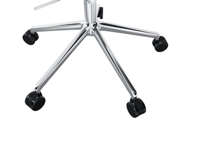 Kendo Swivel καρέκλα γραφείου με 5 ροδάκια, Icicle-polished aluminium Hem
