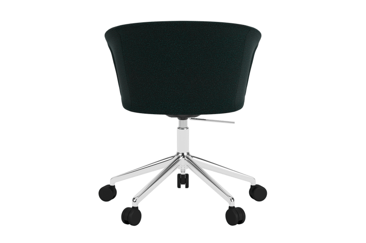 Kendo Swivel καρέκλα γραφείου με 5 ροδάκια, Pine-polished aluminium Hem