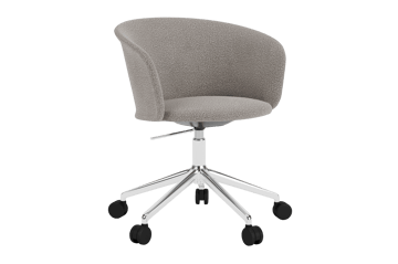 Kendo Swivel καρέκλα γραφείου με 5 ροδάκια - Porcelain-polished aluminium - Hem