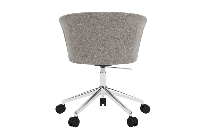 Kendo Swivel καρέκλα γραφείου με 5 ροδάκια, Porcelain-polished aluminium Hem
