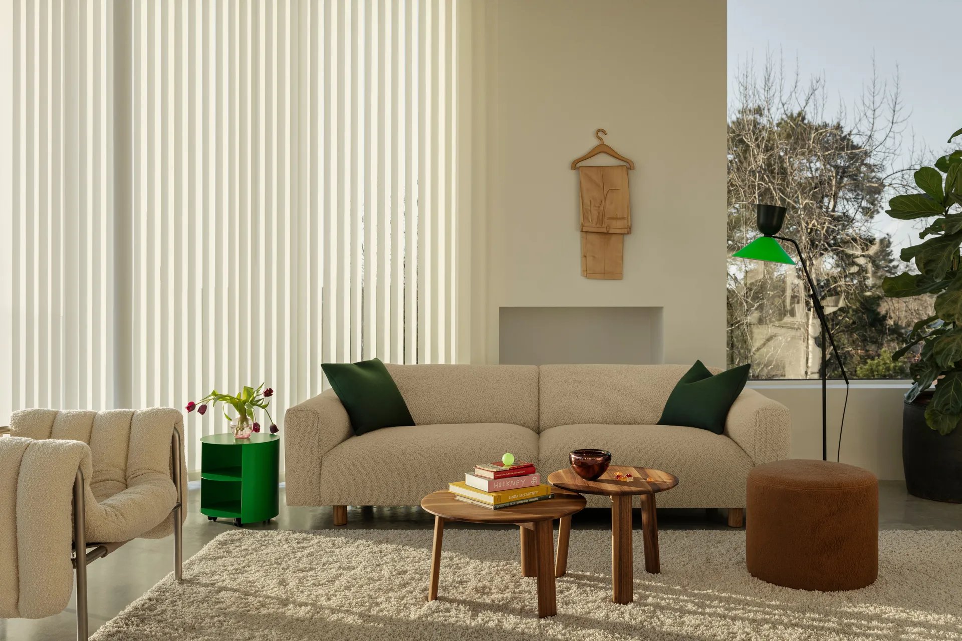 Koti 2-θέσιος καναπές 200 cm, Eggshell Hem