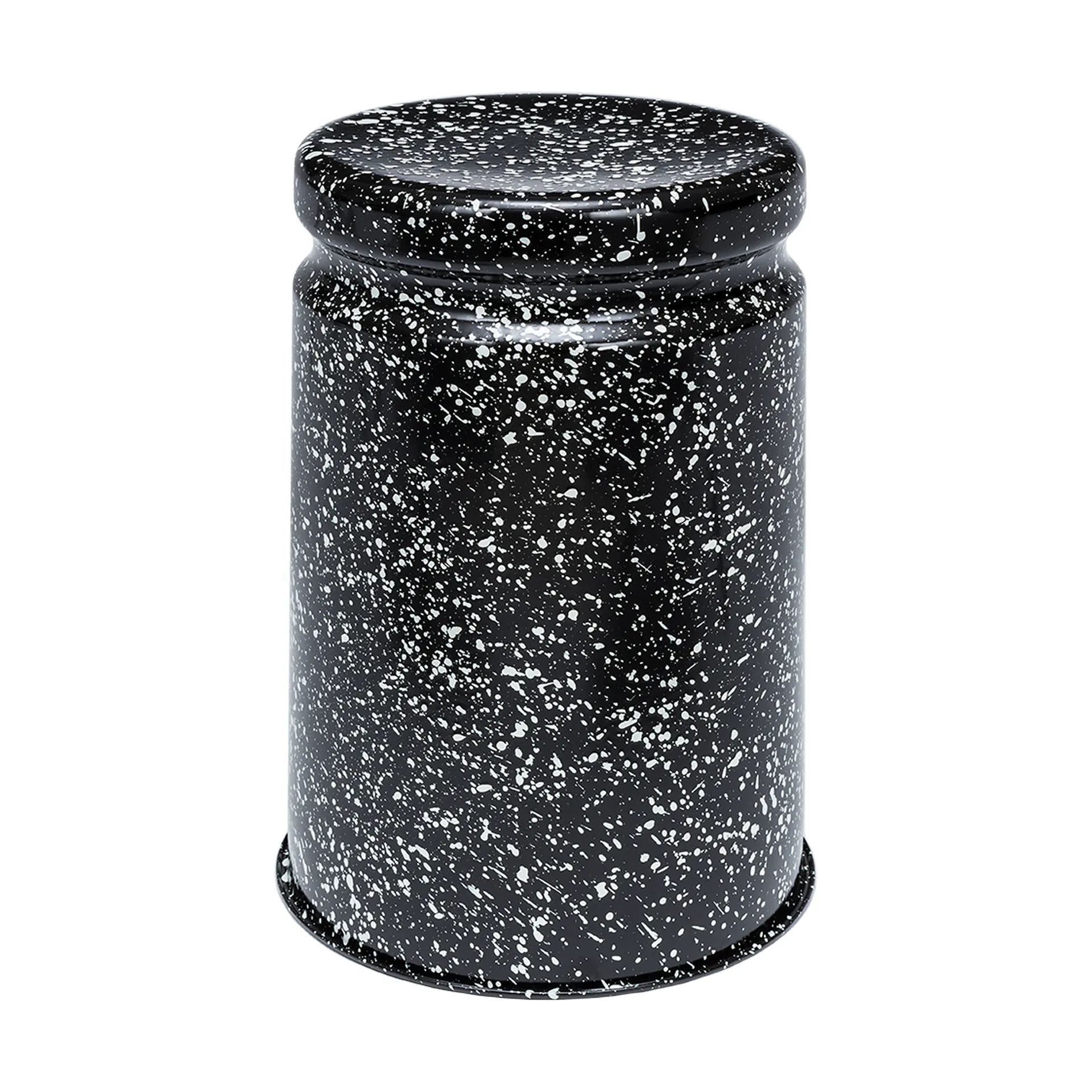 Last σκαμπό Ø32x44 cm, Black-white splatter Hem