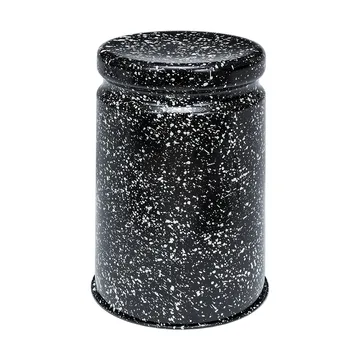 Last σκαμπό Ø32x44 cm - Black-white splatter - Hem