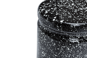 Last σκαμπό Ø32x44 cm - Black-white splatter - Hem