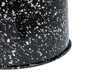 Last σκαμπό Ø32x44 cm - Black-white splatter - Hem