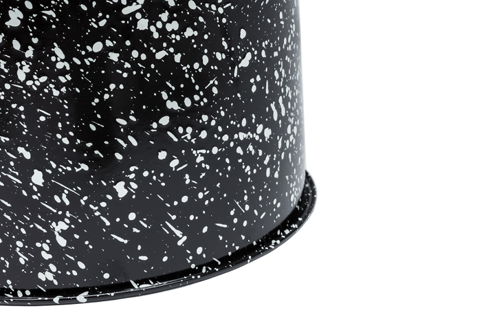 Last σκαμπό Ø32x44 cm, Black-white splatter Hem
