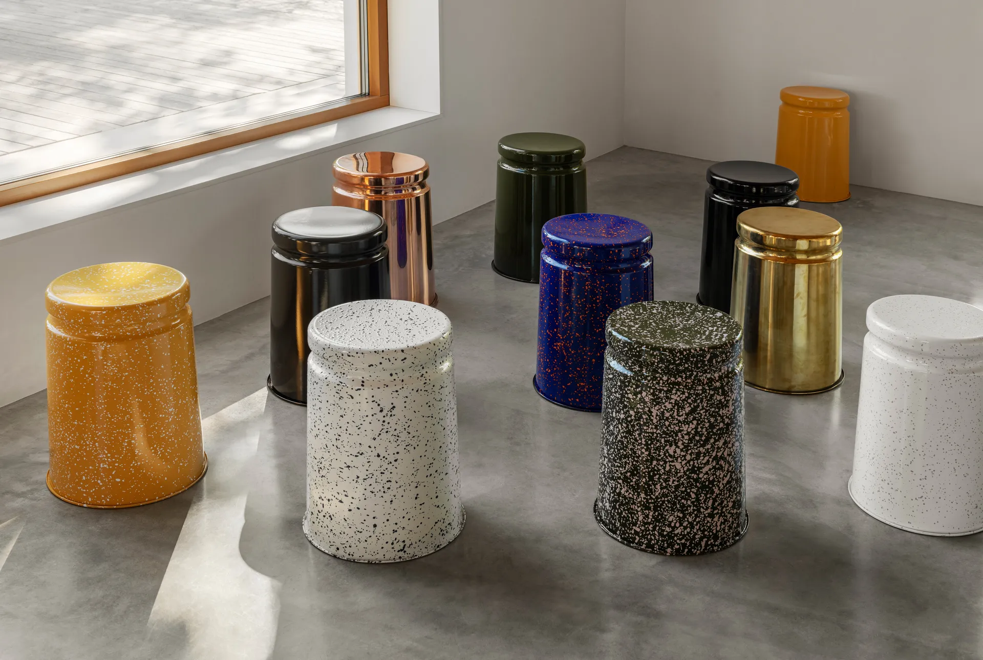 Last σκαμπό Ø32x44 cm, Black Hem