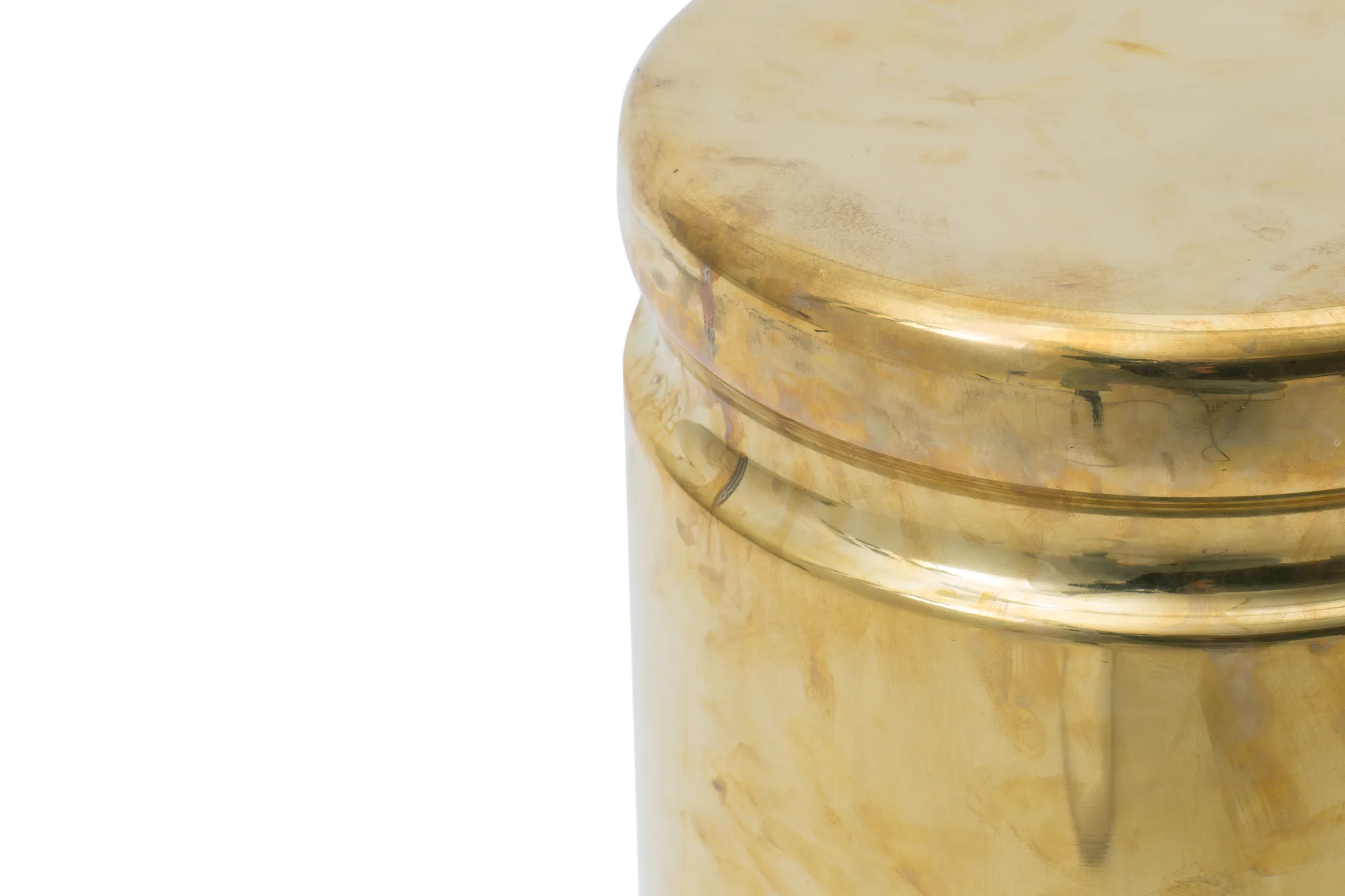 Last σκαμπό Ø32x44 cm, Brass Hem